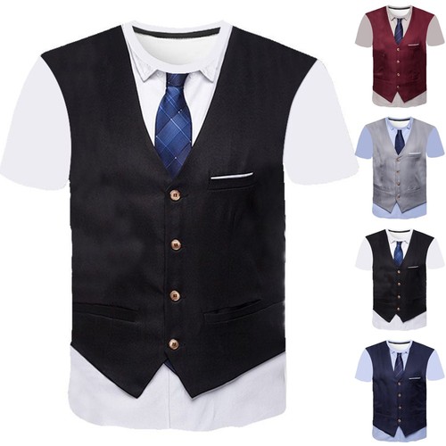 Shirt sommer top fake - fake, hals