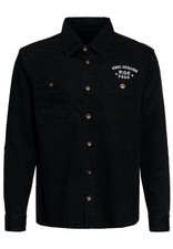 King Kerosin Denim Worker Hemd - Motor Way Adler Biker Rockabilly Vintage Retro