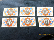 6 NOTGELDSCHEINE DER STADT