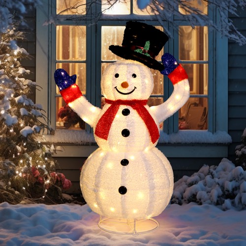 Dekofigur schneemann mit - schneemann,