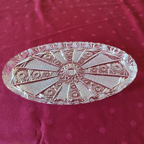 Bohemia kristall kuchenplatte - kristall,,