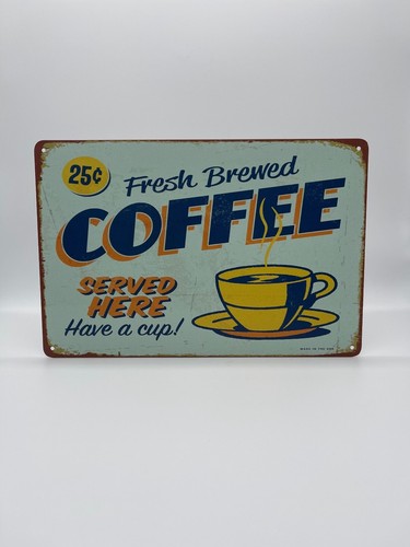 Blechschild coffee 20x30cm - blechschild,
