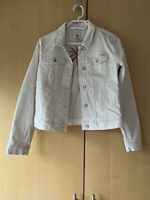 jeans jacke weiß