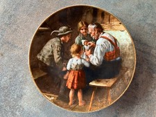Sammelteller Franz von Defregger -Die Puppenreparatur, m.Zertifikat, limitiert