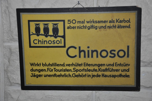 Altes reklameschild 30er - altes, j