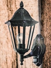 EGLO Außen Wandlampe Navedo, Außenleuchte Lampe Leuchte  IP 44, E27 Landhausstil