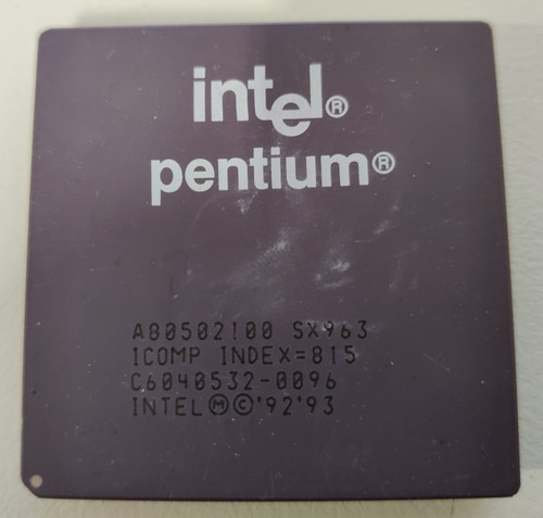 Intel pentium 100mhz - intel,
