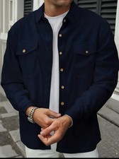 Herren Langarm Hemd Größe S