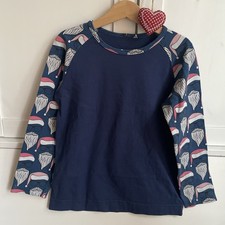 Dawanda Etsy Langarm Shirt Gr. 122nLongsleeve Hand Selfmade Weihnachten Blau