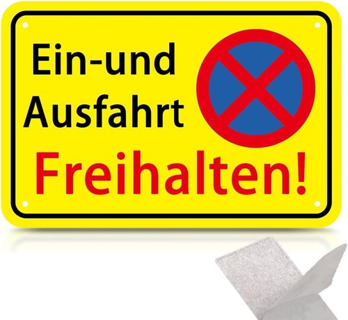 Einfahrt ausfahrt freihalten - ausfahrt,