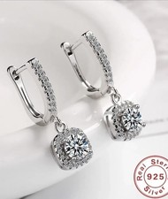 “2-Karat-Moissanit Ohrringe