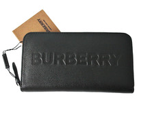 BURBERRY Geldbörse Portemonnaie ELMORE Leder schwarz black