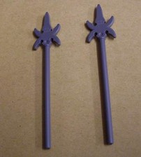 2 Lego Speere grau Burg Waffen Ritter groß 8 cm Castle Ritterburg f Figuren Neu