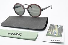 ROLF Nero Sun T01R A07 52 3D gedruckt Rund Stein Grau Rot Zeiss Gläser Large