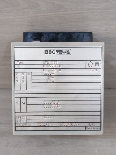 Bbc metrawatt gtu - gtu, 257