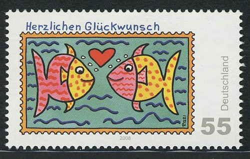2645 post grußmarke rizzi - 2645,