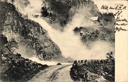 Odda norwegen låtefossen - ak, norwegen,