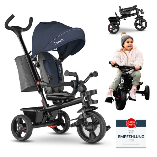2in1 dreirad mit - mit, schubstange