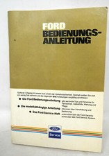 FORD Betriebsanleitung von 1984 Bedienungsanleitung Handbuch 