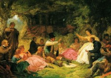 Kunstkarte Carl Spitzweg "Das