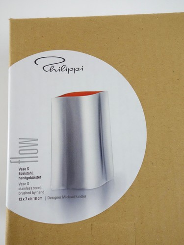 Vase flow edelstahl - vase,
