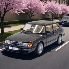Saab 900 Turbo 1981 schwarz