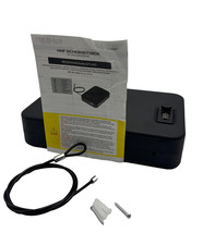 HMF Sicherheitsbox mit Zahlenschloss – Metall Geldkassette / Aufbewahrungsbox mi