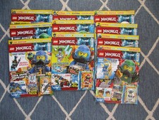 10x LEGO Ninjago Magazine – ohne Extras – Ausgabe 80 - 89  gelesener Zustand