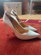 Even & Odd Hochzeit High Heels Pumps Weiß, gr. 42, Absatz 11cm, 1 x getragen