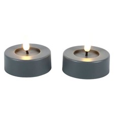 Led teelichter grau - teelichter,