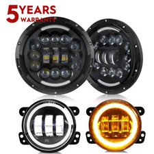 7" Inch LED Headlight &4" Fog