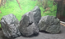 Aquarium Steine Basalt Malawi Aquascaping schwarz 12kg Paket Größe M 10-20cm