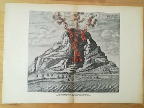 Innere des vesuv - des,