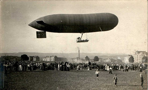 Foto fesselballon schwebt - fesselballon,