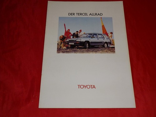 Toyota tercel allrad prospekt - toyota,