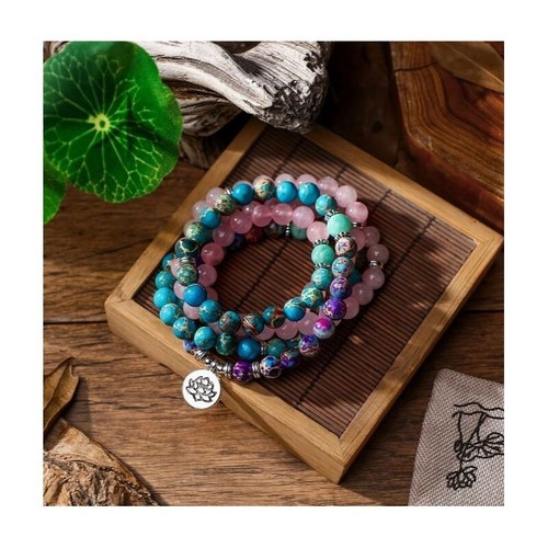 108 mala perlen mit jaspis - mala,