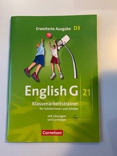 English G 21 D3 Klassenarbeitstrainer mit Lösungsheft ISBN 978-3-06-032162-9