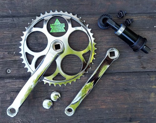 Kurbel tretlager set - kurbel,
