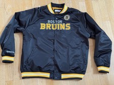 Mitchell & Ness Boston Bruins NHL lightweight Satin  Jacke Collegejacket XXL NEU
