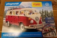 PLAYMOBIL 71814 Volkswagen T1 Camping Bus Winteredition II VW rosa  OVP
