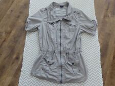 Cecil Jacke, Longjacke in beige, Gr. M, Baumwolle