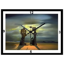 Top Kunstdruck mit Wanduhr  "