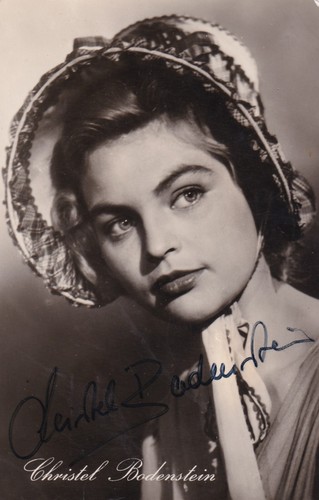 Autogramm christel - -,