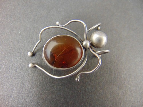 Vintage brosche spinne - spinne, in