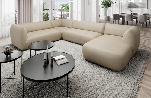 Sofa leder wohnlandschaft - sofa,