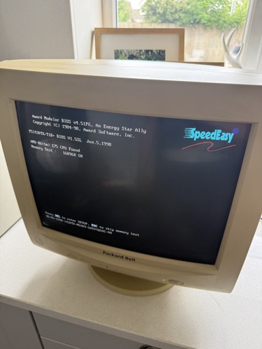 Packard bell a720 retro - bell, crt