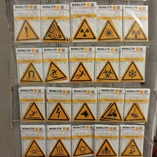 Warnzeichen Aufkleber