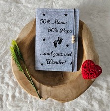 Mutterpasshülle aus Filz mit