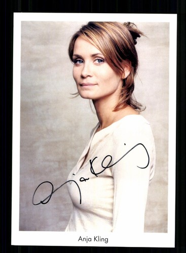Anja kling autogrammkarte - anja,