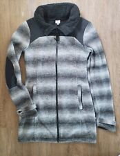 Bench Damen/Mädchen Strickfleece Mantel grau-meliert, Gr. S, top